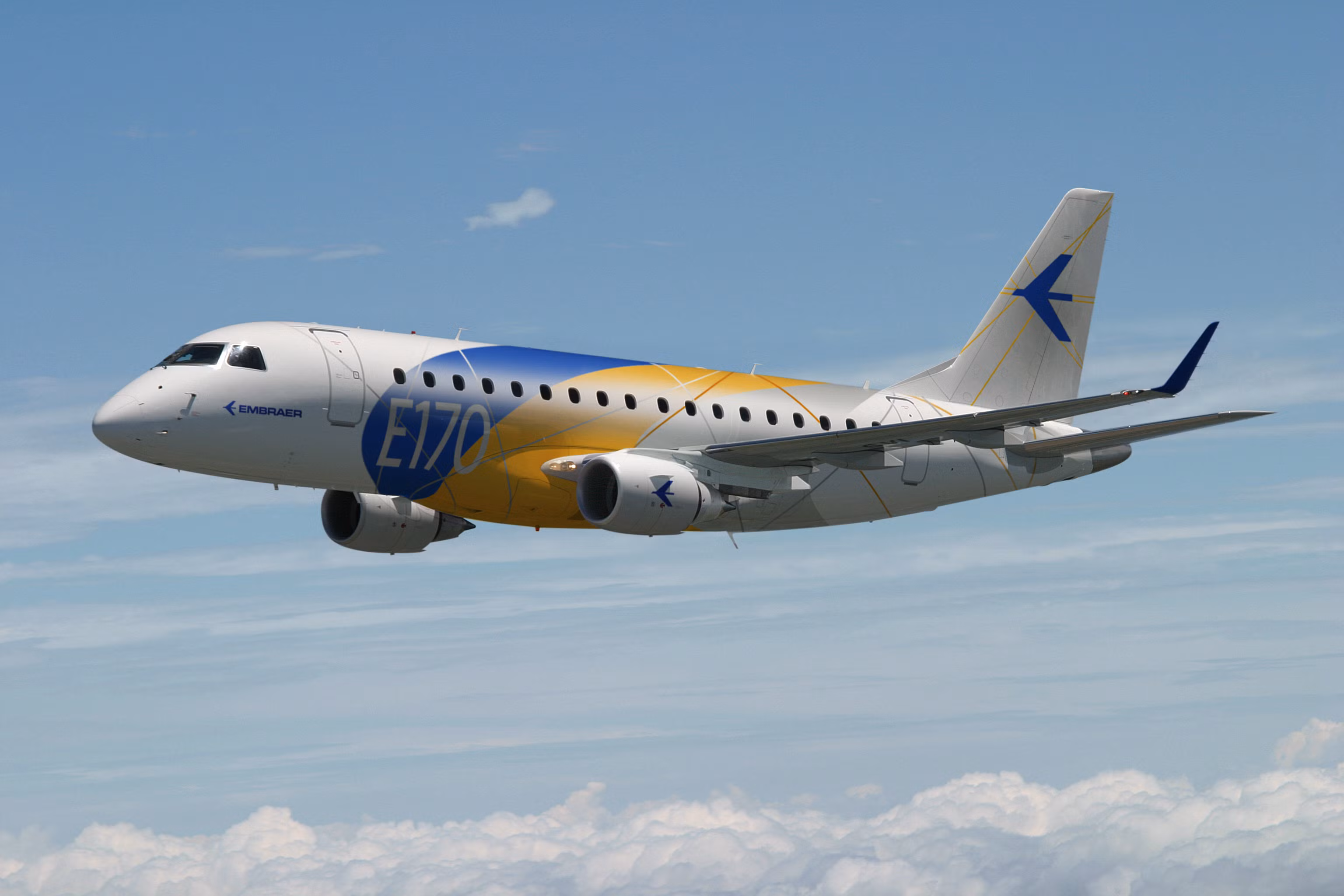 Первый полет Embraer E170