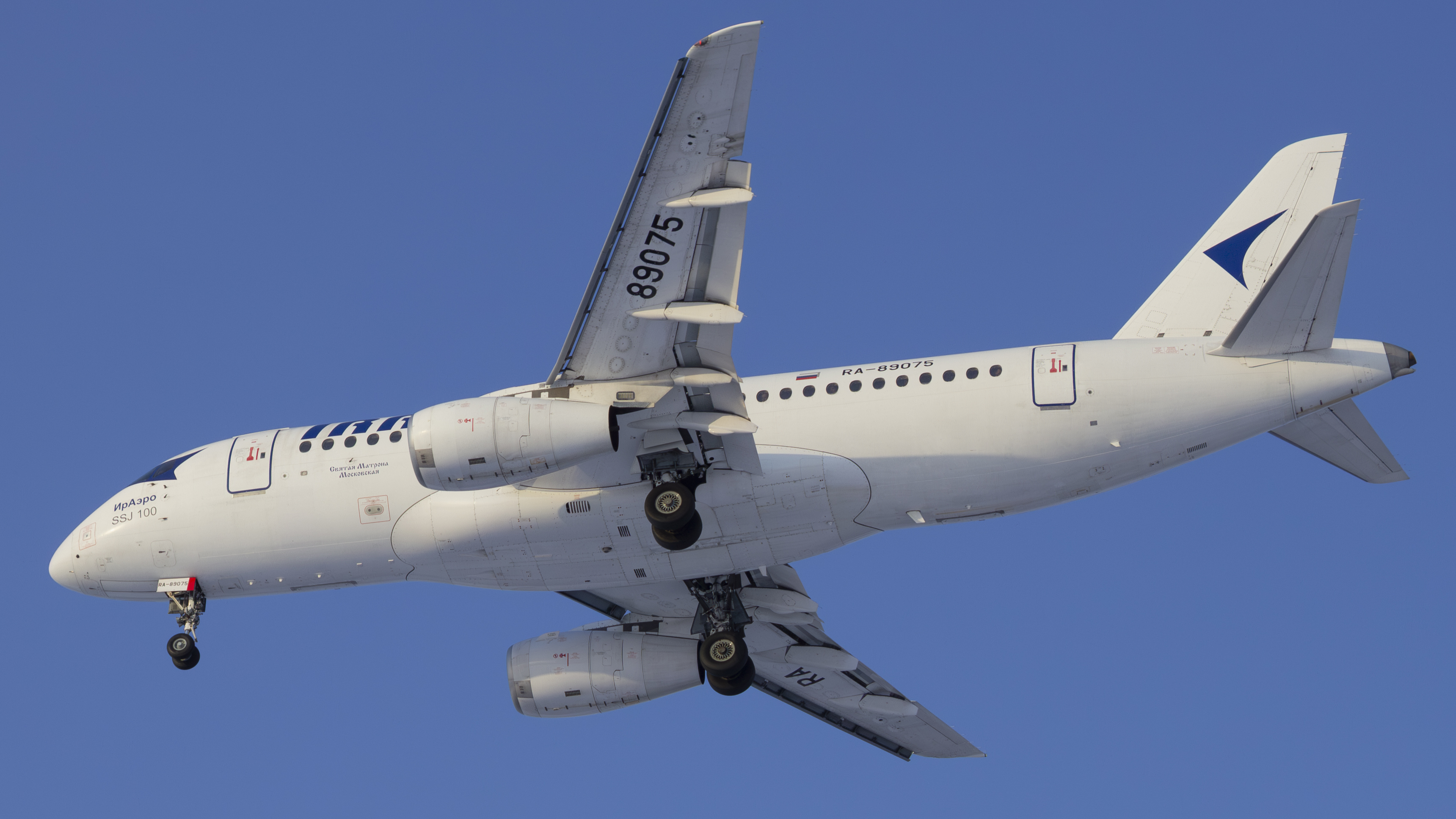 SSJ100 авиакомпании ИрАэро